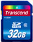 Transcend 32GB Secure Digital High-Capacity (SDHC) Class 6 Memory Card