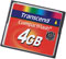 Transcend 133X High-Speed 4GB Compact Flash Card