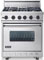 Viking Professional Series 30" Dual Fuel Range - VDSC3074BSS