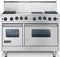 Viking Dual Fuel 48" Free Standing Gas Range - VDSC4854GQSS