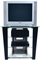 BDI Vector 9525 Black 4 Shelf TV Stand