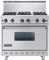 Viking 36" Pro-Style Stainless Steel Freestanding Gas Range