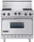 Viking 36" Pro-Style Stainless Steel Freestanding Gas Range
