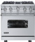 Viking 30" Professional Custom Series Stainless Steel Freestanding Gas Range