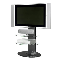 BDI Vista Series Flat Panel TV Stand In Black