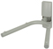 Sanus Silver VisionMount Component Wall Shelf In Silver