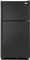 Whirlpool W1TXEMMWB Black Top Mount Refrigerator