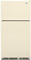 Whirlpool W1TXEMMWT Bisque Top Freezer Refrigerator