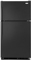 Whirlpool W9TXNMFWB Black Top Freezer Refrigerator