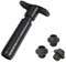 Le Creuset Wine Pump And 3 Stoppers In Black