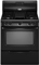 Whirlpool 30" Black Free-Standing Gas Range