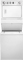 Whirlpool White 27" Stack Washer With Gas Dryer