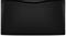 Whirlpool 15.5" Duet Washer And Dryer Black Pedestal With Drawer