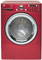 LG TROMM 4.2 Cu Ft Red Front Control Allergiene SteamWasher