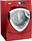 GE Profile Vermillion Red Colossal Capacity Frontload Washer