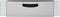 Bosch Silver With White 8" Washer And Dryer Pedestal