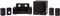Yamaha Black 5.1 Channel Home Theater In A Box System