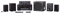 Yamaha 5.1 Channel Home Theater In A Box System In Black 
