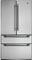 GE Monogram French Door Two Drawer Free-Standing Stainless Steel Refrigerator