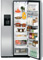 GE Monogram 36" Counter Depth Stainless Steel Side-By-Side Refrigerator With Dispenser