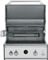 GE Monogram 30" Natural Gas Stainless Steel Built-In Outdoor Grill