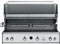 GE Monogram 54" Natural Gas Stainless Steel Built-In Outdoor Grill