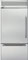 GE Monogram 36" ZICP360NXLH Stainless Steel Professional Built-In Bottom-Freezer Refrigerator