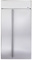 GE Monogram 42" Built-In Side-By-Side Stainless Steel Refrigerator