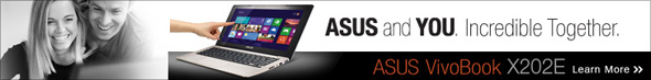 ASUS VivoBook X202 11.6 inch Touch Ultrabook - X202EDH31T