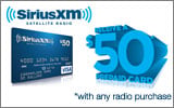 SiriusXM - Get Back $50 With The Purchase of Any Sirius Radio Expires: 5-31-13