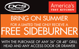 DCS - Free Side Burner with purchase of any 36