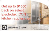 Electrolux ICON - Receive up to a $1000 Mail-In Rebate with the purchase of select Appliances. Expires: 6-30-13
