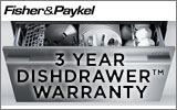Fisher & Paykel - Receive a 3 Year Warranty with the purchase of a select DishDrawer Dishwasher. Expires: 9-30-13