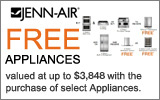 Jenn-Air - Receive a Free Dishwasher and Ventilation OR Undercounter Refrigeration Product with the purchase of select Appliances. Expires: 6-30-13