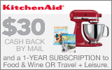 KitchenAid - Receive $30 Cash back by mail and a 1-Year magazine subscription with the purchase of a select 5-Qt or 5.5-Qt Stand Mixer. Expires: 3-24-12