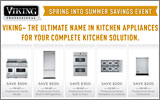 Viking - Save Instantly with the purchase of select Viking Appliances. Expires: 9-30-12