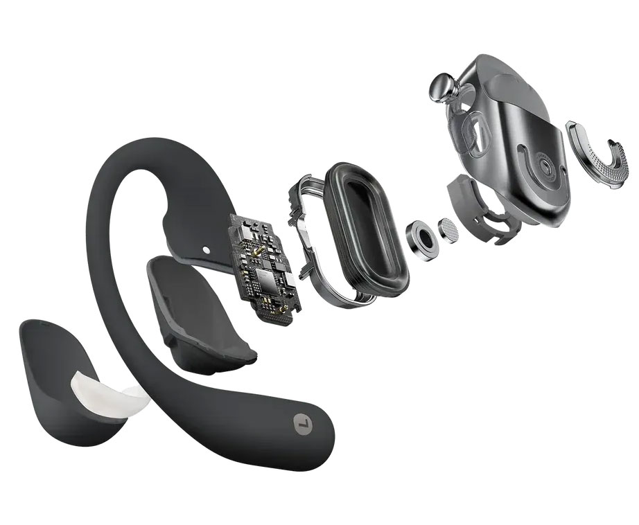 Front View of the Driver of Shokz Earbuds