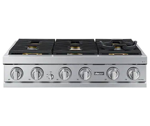 Dacor 36" Silver Stainless Rangetop DTT36T960GS/DA