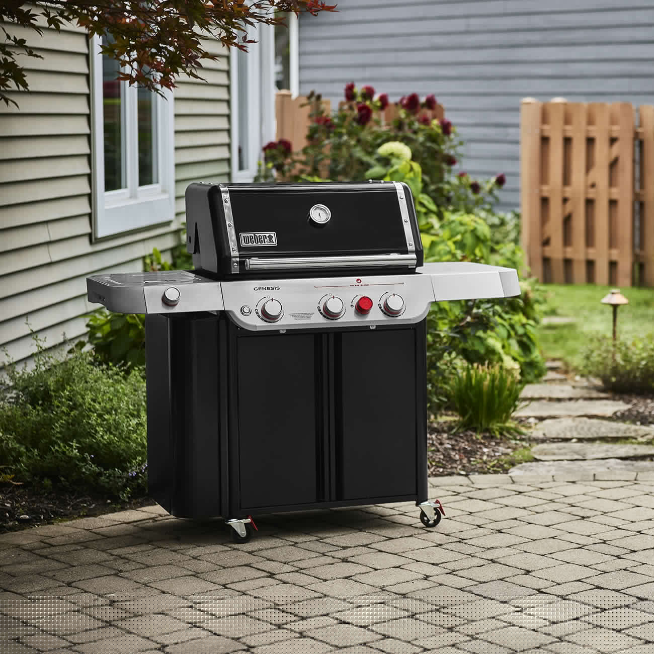 Lifetsyle View of Weber Grill