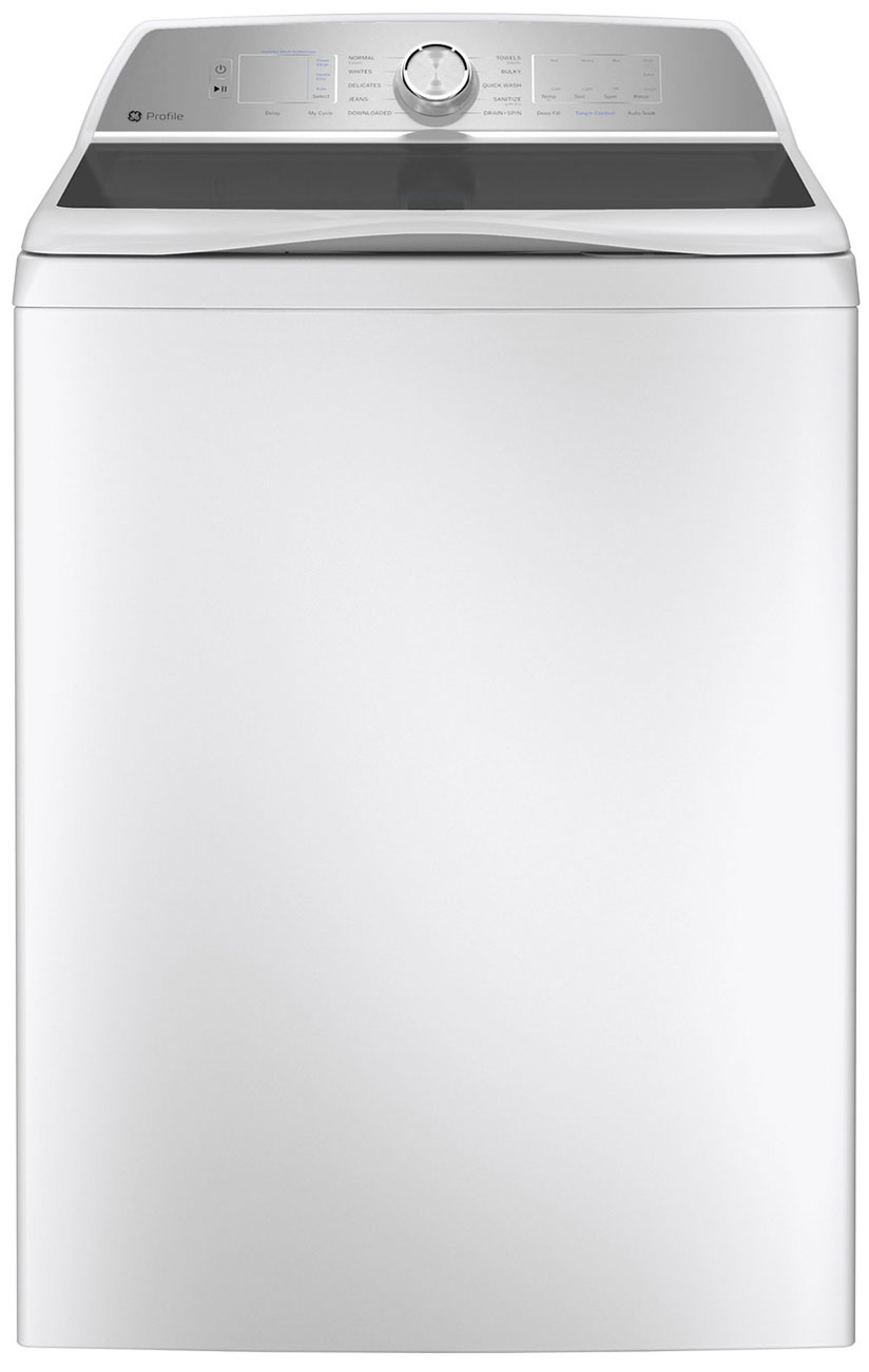 Front of washer in White.
