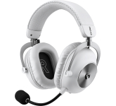Logitech PRO X3 LIGHTSPEED Wireless Gaming Headset in White - 981-001746