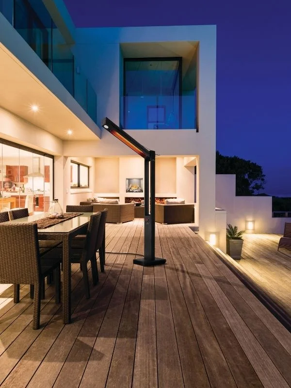 Napoleon Outdoor Heater in a modern outdoor setting