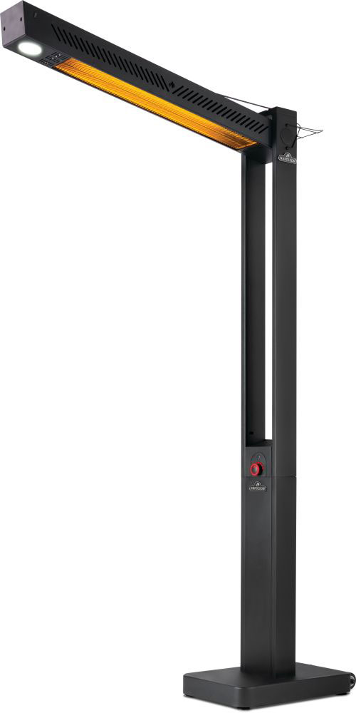 Napoleon Phantom Freestand Outdoor Electric Infrared Heater in Matte Black - NEOFV80IH