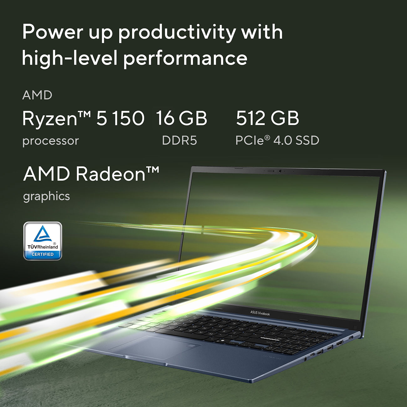 Infographic View of ASUS Laptop Specs