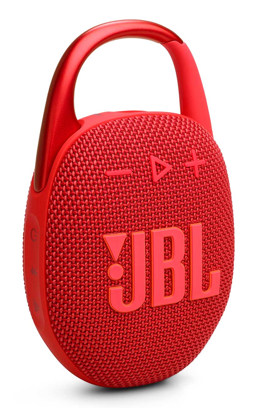Front Right view Portable Clip 5 Speaker