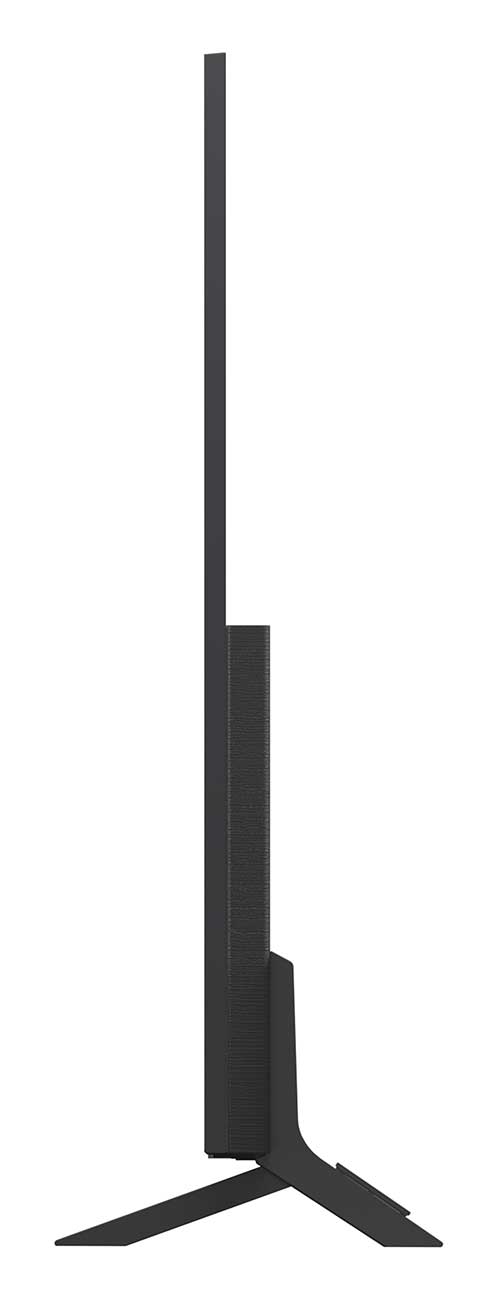 Side view of QNED82 Series TV