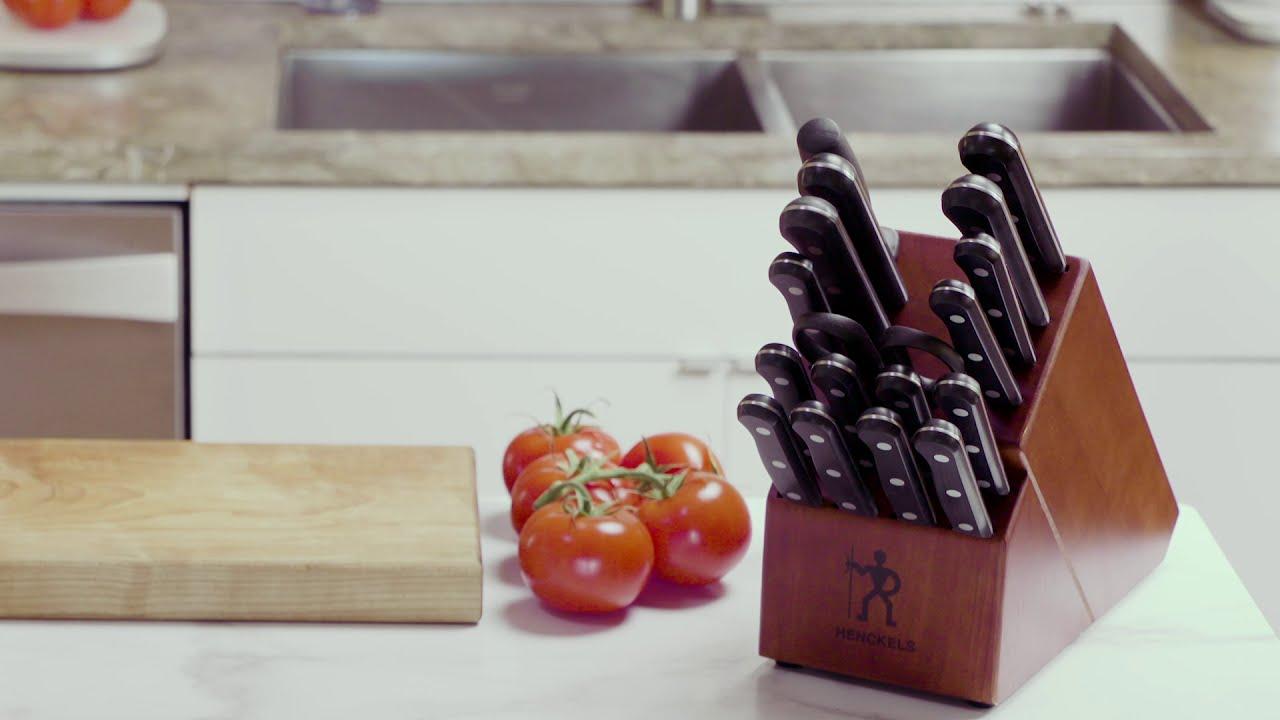 Watch HENCKELS Solution Fine Edge 18pc Knife Block Set