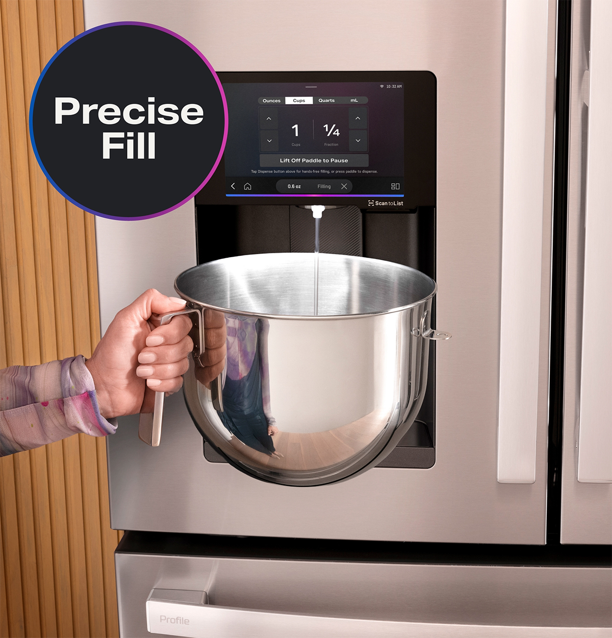 Fill view of GE Profile Refrigerator