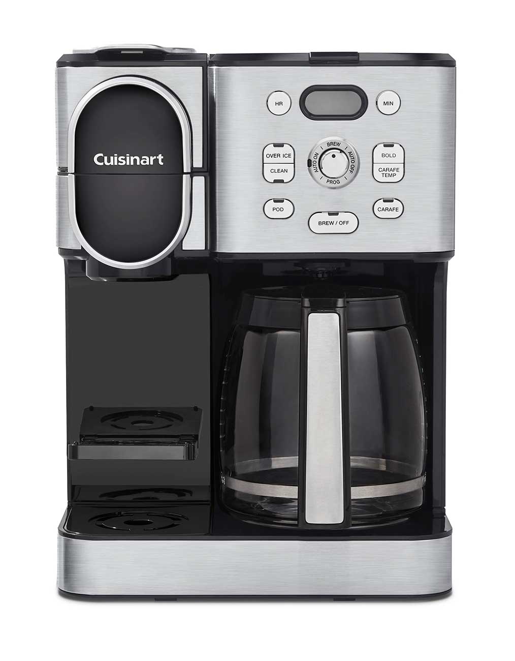 Front view of 2-in-1 Coffee Maker
