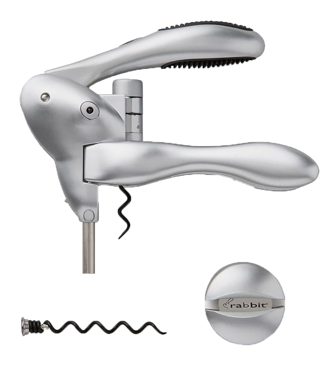 Rabbit The Original Silver Corkscrew - W6005N